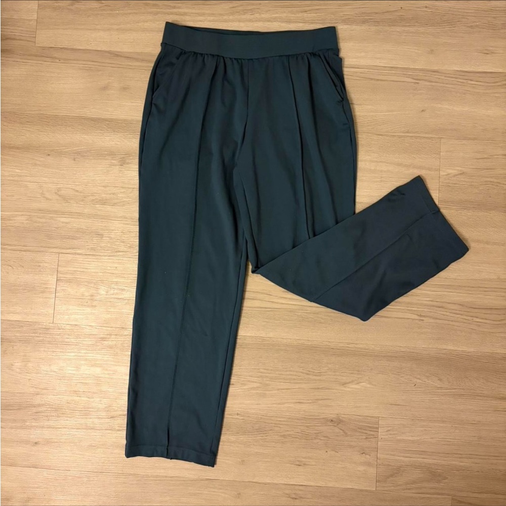 Mondetta Unisex Dark Green Dress Pants with Elastic Waist